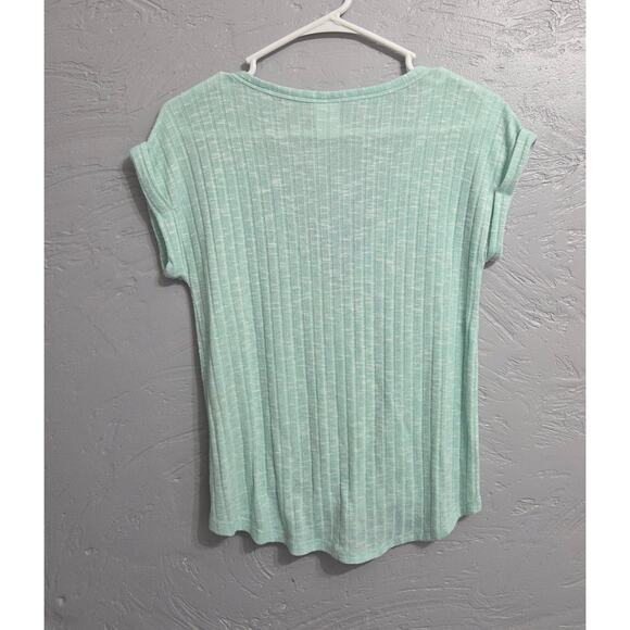 No Boundaries Light Blue Short Sleeve Women's Shirt Size Small - Picture 4 of 8